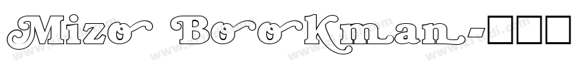 Mizo Bookman字体转换